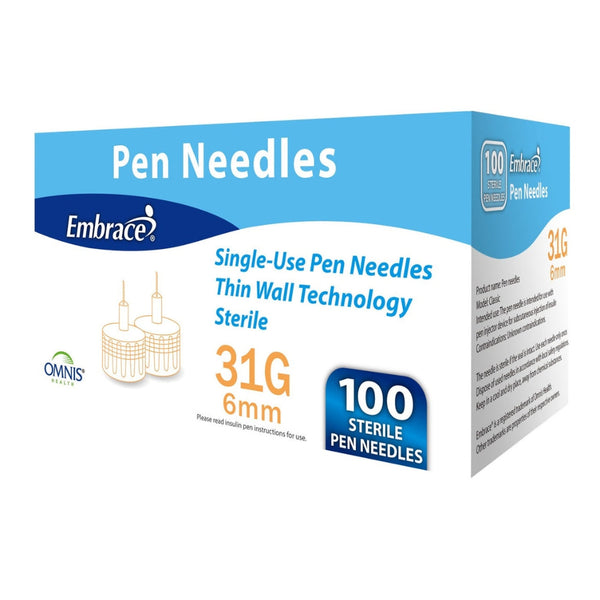 Omnis Health Embrace Pen Needles