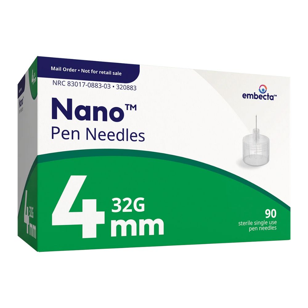 BD Ultra-Fine Nano Pen Needle, 5/32", 32-Gauge - 90 count BD Ultra-Fine Nano Pen Needle, 5/32", 32-Gauge - 90 count