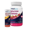 Trividia Health TRUEplus Glucose Tablets, 3.75g Fast-Acting Carbs Per Tablet, Raspberry/Orange Flavors