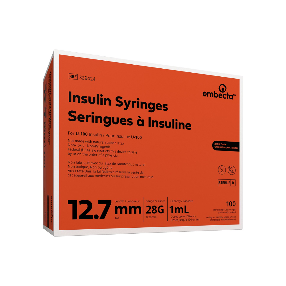 BD Micro-Fine IV Needle U100 Syringes, Becton Dickinson – Discreet ...