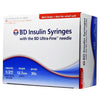 BD Ultra-Fine Needle U100 Insulin Syringes, Becton Dickinson