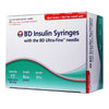 BD Ultra-Fine Needle U100 Insulin Syringes, Becton Dickinson