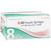 BD Ultra-Fine Needle U100 Insulin Syringes, Becton Dickinson