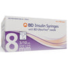 BD Ultra-Fine Needle U100 Insulin Syringes, Becton Dickinson