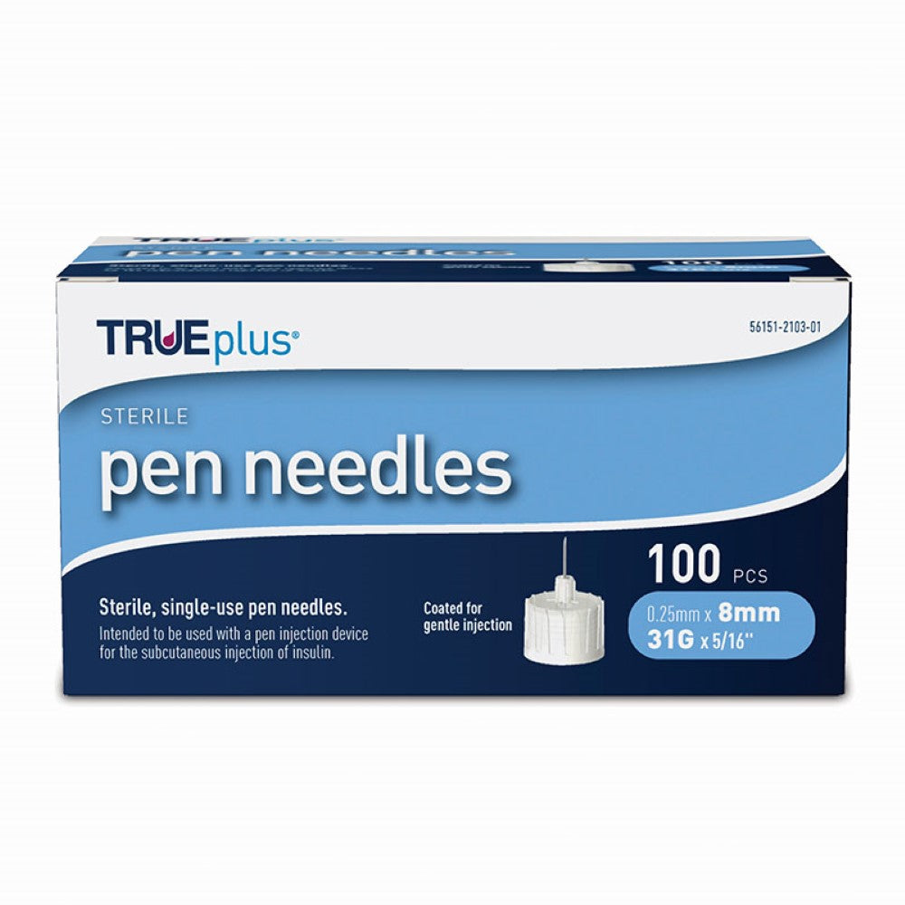 Trividia TRUE plus Pen Needles, TRUEplus – Discreet Diabetes Supplies