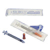 Cardinal Health Monoject Soft Pack 30G (0.30mm) 5/16in (8mm) 1cc (1mL) U100 Insulin Syringes, 30 Gauge, 8881601600