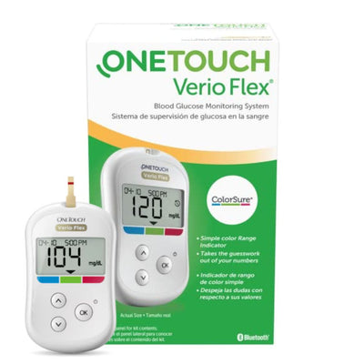 Lifescan OneTouch Verio Flex Blood Glucose Test Strips / Meter / Monitoring Kits