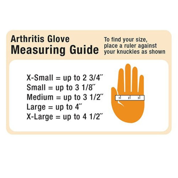 Brownmed IMAK Cotton Arthritis Gloves, Mild Compression, Latex-free, Black