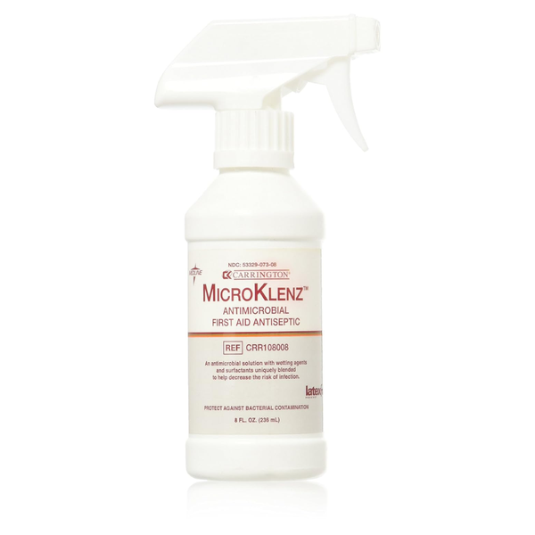 Medline MicroKlenz Antimicrobial Wound Cleanser Trigger Spray, 8 oz.
