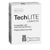 Arkray USA TechLite Lancets, 28G (0.36 mm), 28 Gauge, Universal (Compatible with Most Lancing Devices)