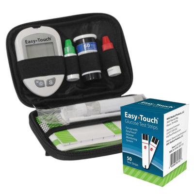 MHC EasyTouch Blood Glucose Test Strips / Meter / Monitoring Kit