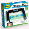 Jobar Talking Scale 15" L x 12" x 1" H Platform, 550 lb Weight Capacity, 8mm Tempered Glass