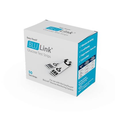 MHC EasyTouch BluLink Blood Glucose Test Strips / Meter / Monitoring Kit
