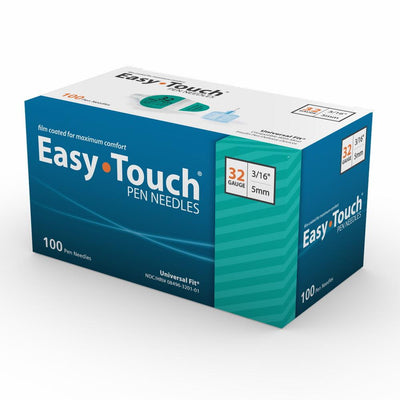 MHC Medical Easy Touch U100 Insulin Pen Needles, EasyTouch