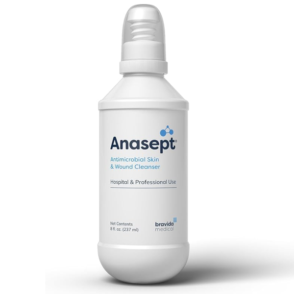 Anasept Antimicrobial Skin and Wound Cleanser Finger Spray Bottle, 8 oz.