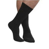 Knit-Rite SmartKnit Seamless Diabetic Crew Socks with X-Static, Latex-Free, Black, Large, 71742