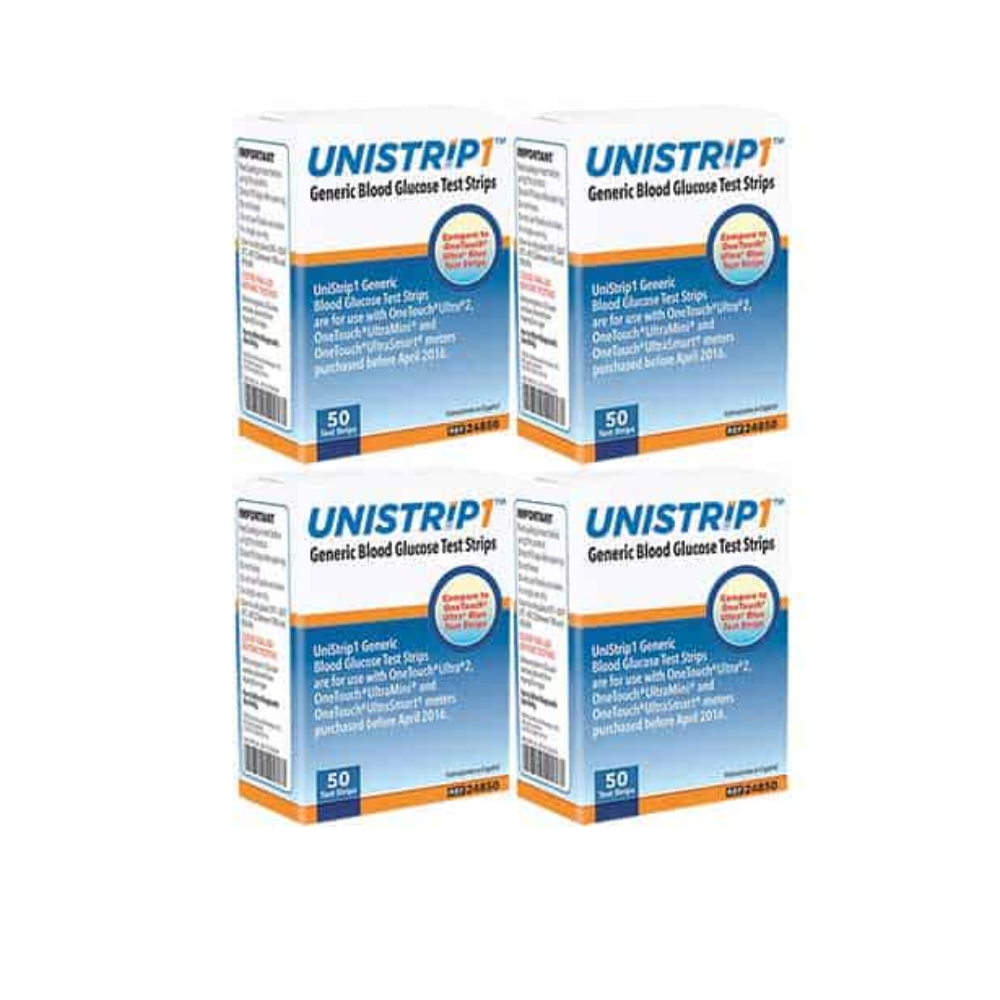 Unistrip1 Generic Blood Glucose Test Strips for OneTouch Meters ...