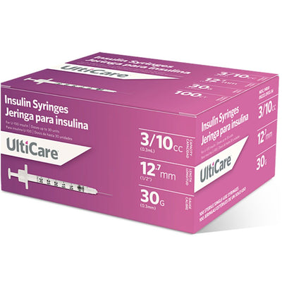 Ultimed UltiCare U100 Insulin Syringes