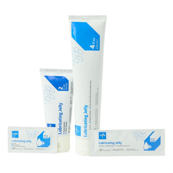 Medline Medical Lubricating Jelly, Sterile, Water-Soluble, Latex-Free