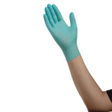 Cardinal Health Esteem Stretchy Nitrile Exam Glove, Non-sterile, Powder-free, Latex-free, Chemo Rated, Teal Blue