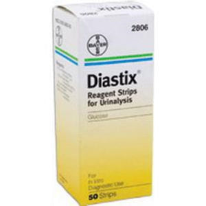 Bayer Diastix Reagent Test Strip, Urine Glucose