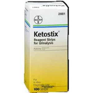 Ketostix Reagent Test Strip, Urine Ketone, Dip-and-read Test