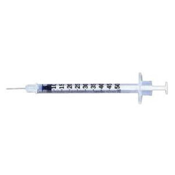 BD Lo-Dose 28G (0.36mm) 1/2in (12.7mm) 1/2cc (0.5mL) Becton Dickinson Micro-Fine IV Needle U100 Insulin Syringes