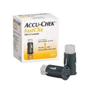 Accu-Chek 30G (0.30mm) FastClix Lancets, 30 Gauge, 102pcs Drum