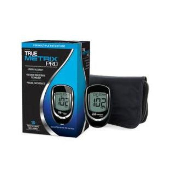 Trividia Health True Metrix Pro Blood Glucose Meter, Ketone Test Reminder, High-Quality Bezel Design, No Coding, RE4H01P-43