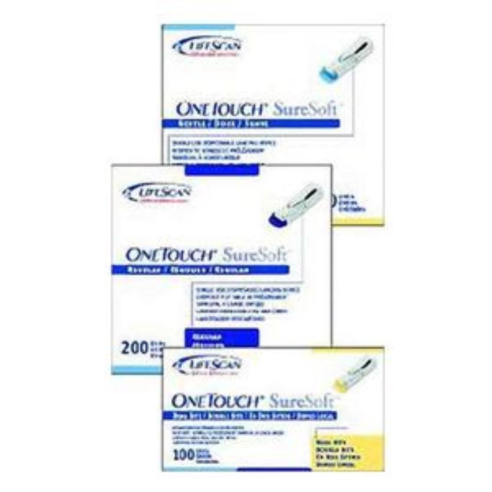 Lifescan Sure Step LifeScan OneTouch Suresoft Regular Disposable Lancing Device 21G ...