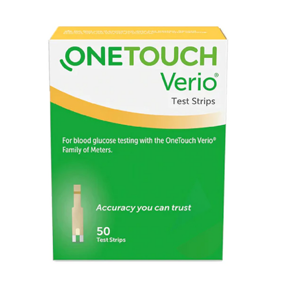 Lifescan OneTouch Verio Blood Glucose Test Strips, No Coding