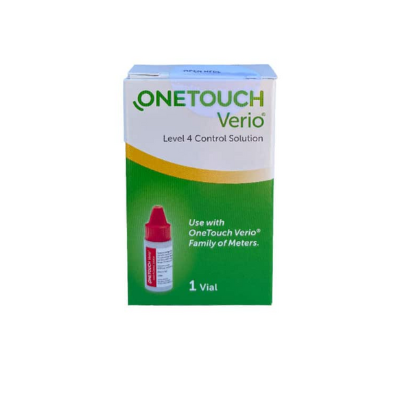 LifeScan OneTouch Verio High Blood Glucose Control Solution, Level 4, 1 Vial, 022-274