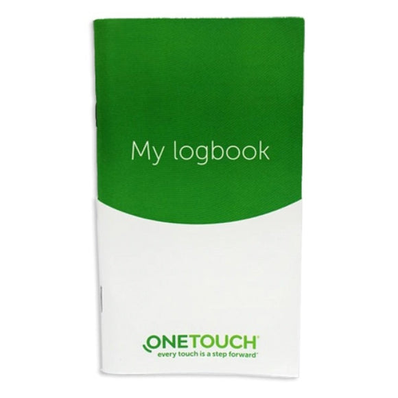 Lifescan OneTouch Self-Test Diary Diabetic Logbook, Records Up To 27 Weeks, Green, 6399903