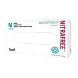 Ansell MicroTouch NitraFree Nitrile Exam Glove, Non-sterile, Powder-free, Chemo-rated, Pink