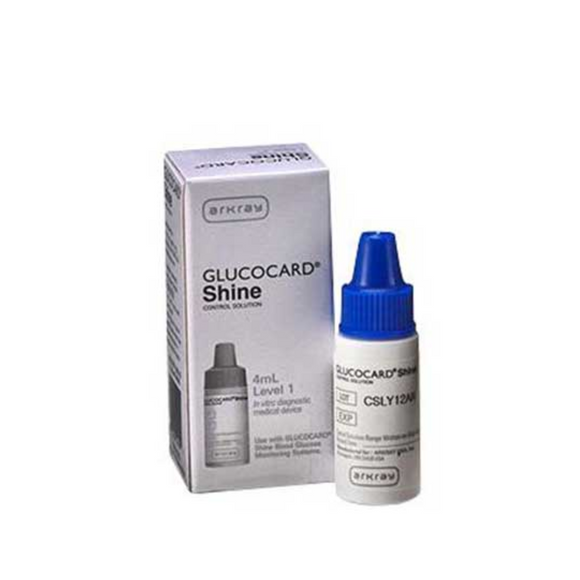 Arkray Glucocard Shine Blood Glucose Control Solution, Normal Level, 4mL, 540005