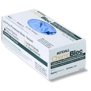 ChemoBloc Nitrile Exam Glove, Medium, Non-sterile, Powder-free, Latex-free, Light Blue, CT5072G