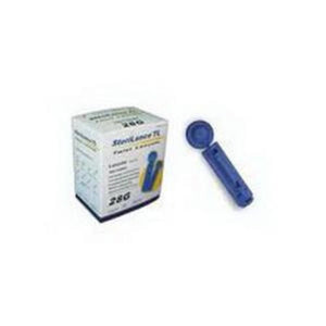 Gluco Perfect 30G (0.30mm) Steri-Lance Twist Top Lancets, 30 Gauge, Box of 100