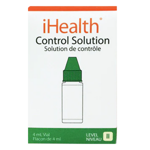 iHealth Labs Blood Glucose Control Solution for iHealth Glucose Meter and Test Strips, Level 2, 4mL, CTSL