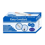 Home Aide EasyComfort 31G (0.25mm) 5/16in (8mm) 1cc (1mL) U100 Insulin Syringes, Box of 100
