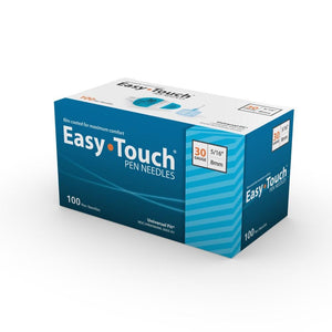 MHC EasyTouch 30G (0.30mm) 5/16in (8mm) Box of 100 Insulin Pen Needles